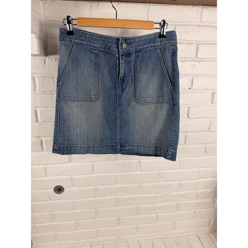 LOFT Ann Taylor Denim Mini Skirt Size 4